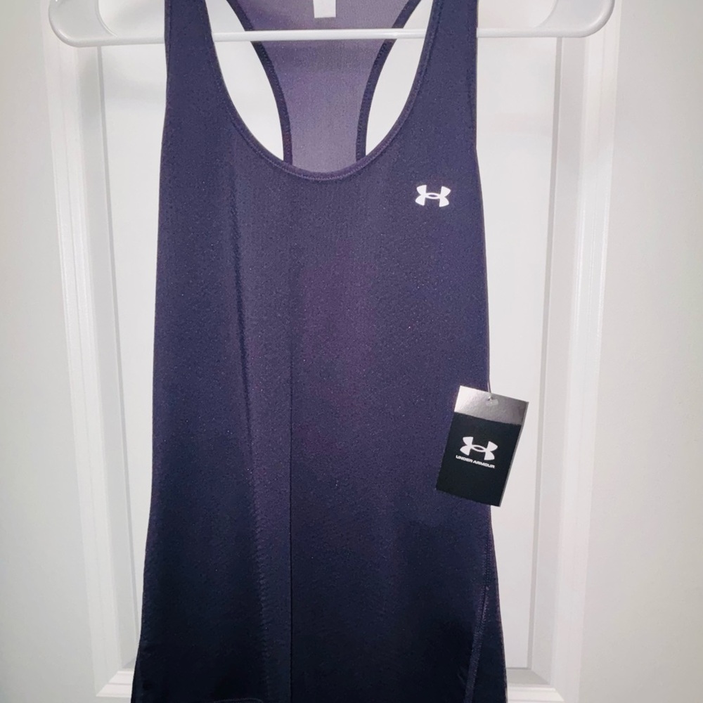 Under Armour Dark Purple Athletic Tank - Picture 2 of 4